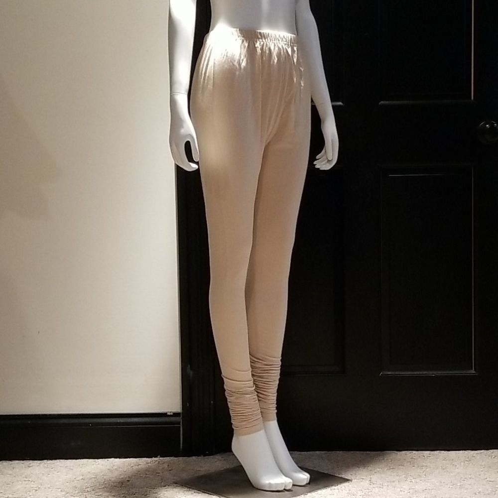Indian/Pakistani Beige Churridar Leggings